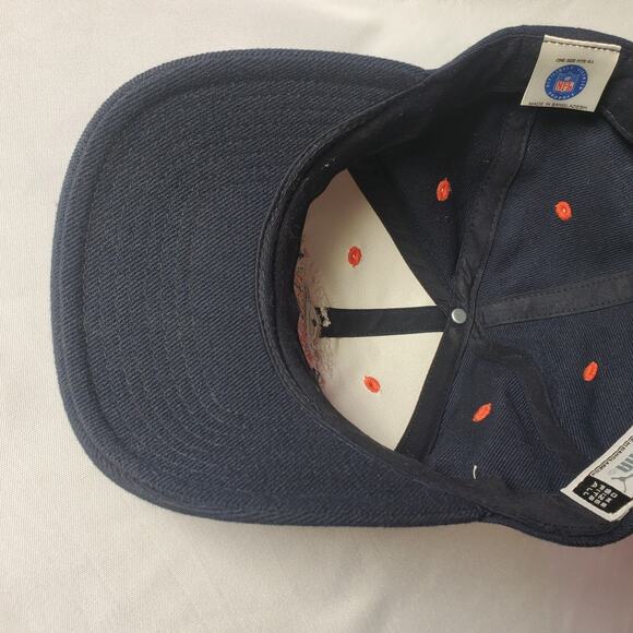Super Bowl XXXV Hat 2001 Tampa NFL Mirage Puma Navy Adjustable Cap Vintage - Picture 10 of 11